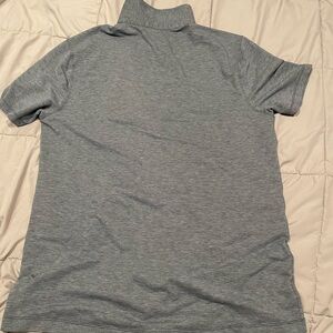 Lululemon men polo blueish grey